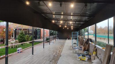 Orhangazi Belediyesi’nin yaz aylarında hizmete açtığı Zeytin Cafe, kış aylarında