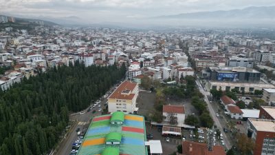 Bursa'nın en yüksek deprem riski taşıyan ve  gerek nüfus bakımından