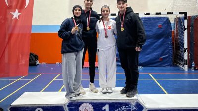 Bursa’nın Kestel İlçesinde düzenlenen şampiyonada okul sporları Karate müsabakalarında Mesleki