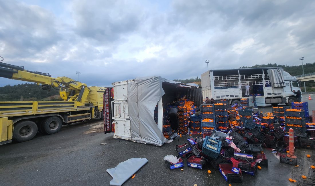 Bursa’da Gebze – Orhangazi – İzmir otoyolu Selçükgazi tüneli yakınlarında