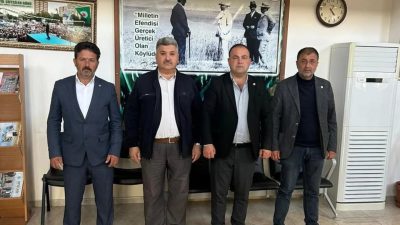 Bursa'da Orhangazi, Gemlik, İznik ve Mudanya Ziraat odalarının başkanları geçtiğimiz