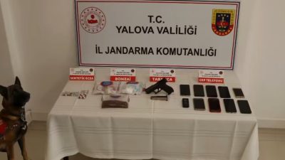 Yalova İl Jandarma Komutanlığı tarafından, uyuşturucu madde imalatı ve ticareti