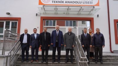 Belediye Başkanı Bekir Aydın, Orhangazi Kaymakamı Zafer Karamehmetoğlu ve İlçe