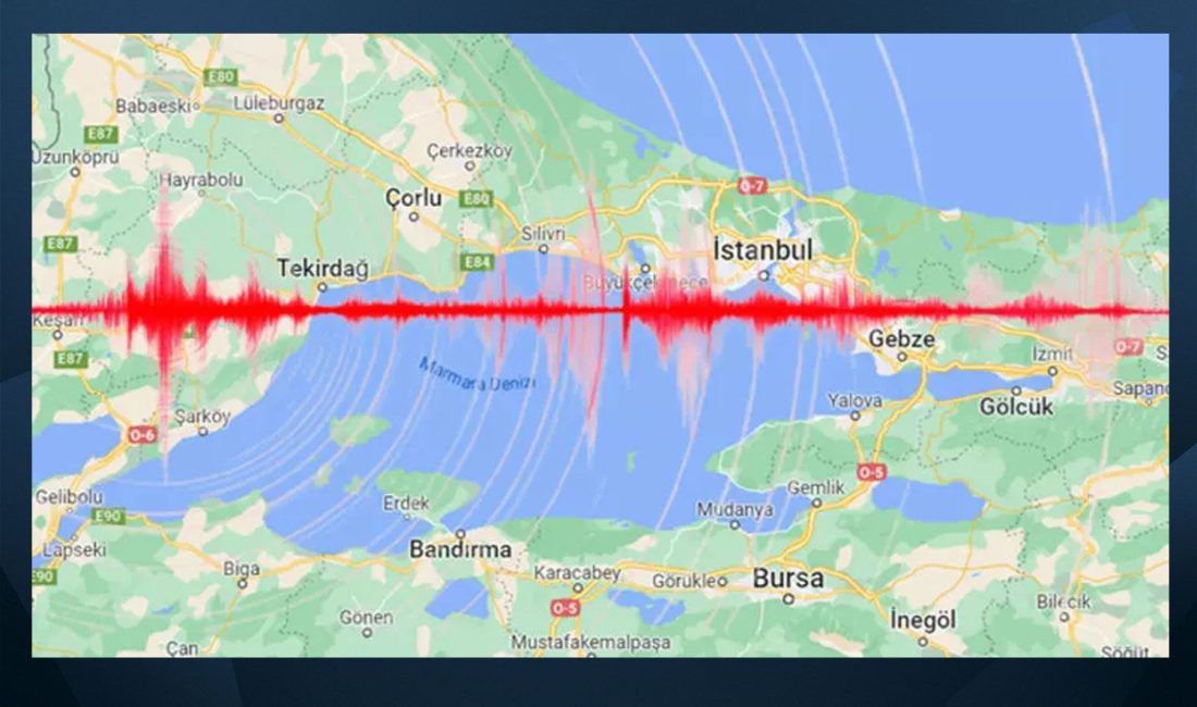 Marmara Denizinde 3.2 büyüklüğünde