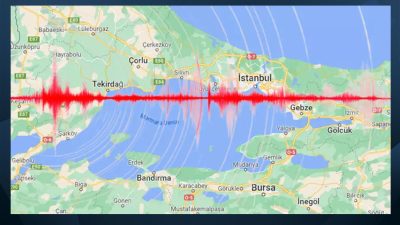 Marmara Denizinde 3.2 büyüklüğünde deprem meydana geldi.

