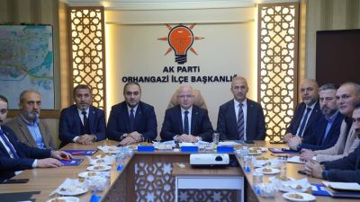 AK Parti Bursa İl başkanlığında Cumhurbaşkanı Recep Tayyip Erdoğan'ın katılımı