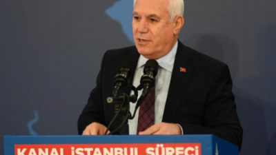 Mustafa Bozbey, Kanal İstanbul Süreci Bilgilendirme Toplantısı'nda konuştu. Kanal İstanbul'un