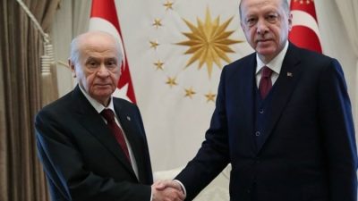 Cumhurbaşkanı Erdoğan, MHP Genel Başkanı Bahçeli ile saat 16.30'da görüşme