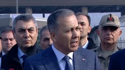 İçişleri Bakanı Ali Yerlikaya, Hatay'ın Reyhanlı ilçesindeki Cilvegözü Sınır Kapısı'nda