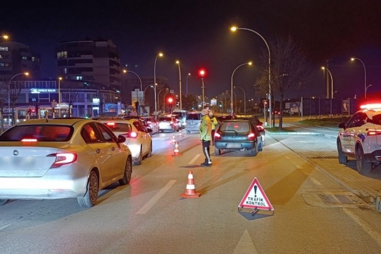 Bursa Emniyet Müdürlüğü, 06-12 Ocak tarihleri arasında yapılan trafik denetimlerinde