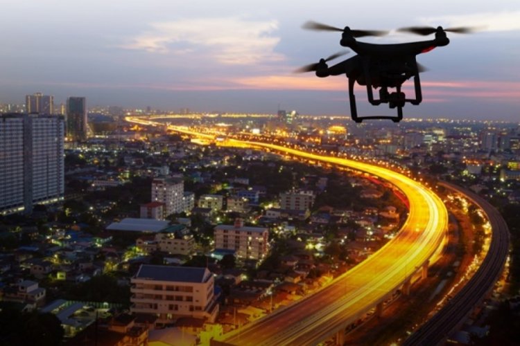 Bilecik'te trafik ekiplerince dronla yapılan denetimde 777 araç sürücüsüne para