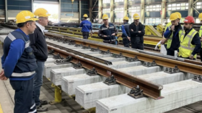 BURULAŞ, Gökdere Viyadüğü'nde kullanılacak ray genleşme contalarının fabrika kabul testleri