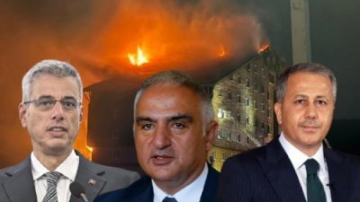 Türkiye'nin önemli turizm merkezlerinden Kartalkaya Kayak Merkezi'nde bir otelde çıkan
