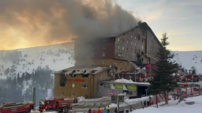 Bolu Kartalkaya'daki Grand Kartal Otel'de çıkan yangında 76 kişi yaşamını