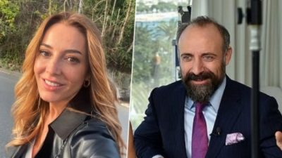 Oyuncu Dolunay Soysert ve Halit Ergenç ID İletişim kurucusu ve
