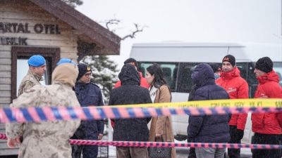 Bolu Kartalkaya Kayak Merkezi'ndeki Grand Kartal Otel'de çıkan yangına ilişkin