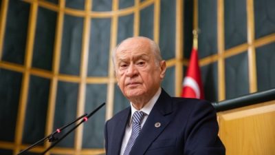 Milliyetçi Hareket Partisi (MHP) Genel Başkanı Devlet Bahçeli, Bolu Kartalkaya'daki
