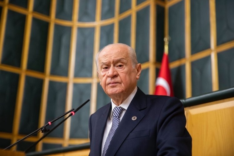 Milliyetçi Hareket Partisi (MHP) Genel Başkanı Devlet Bahçeli, Bolu Kartalkaya'daki