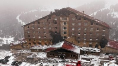 Bolu Kartalkaya'da bulunan Grand Kartal Oteli'nde çıkan yangın nedeniyle 78