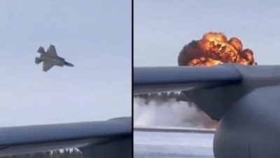 ABD'nin Alaska eyaletinde bulunan Eielson Hava Kuvvetleri Üssü'nde gerçekleştirilen eğitim
