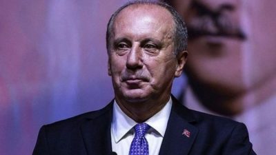 Cumhuriyet Halk Partisi'nden ayrıldıktan sonra Memleket Partisi'ni kuran Muharrem İnce'nin