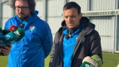 Bursaspor Teknik Direktörü Pablo Martin Batalla, yarın Atatürk Spor Kompleksi