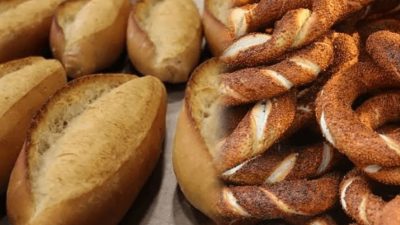 Bursa'nın Orhangazi ilçesinde 10 liraya satılan simit fiyatı yeni yıl