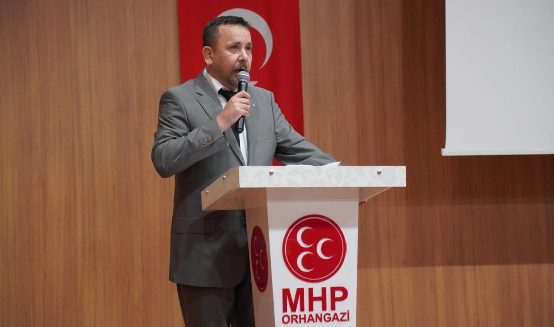 Bursa'da MHP Orhangazi ilçe başkanı Halil Bozoğlu, yaptığı yazılı açıklama