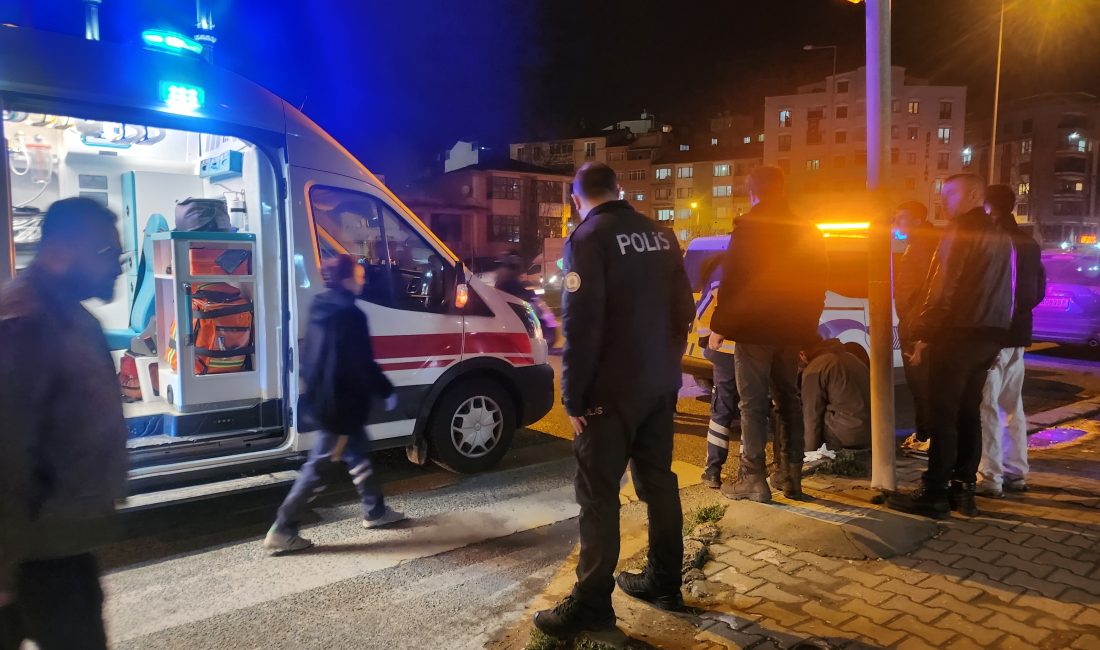 Bursa'nın Orhangazi ilçesinde meydana gelen trafik kazasında, kavşaktan dönüş yapmak