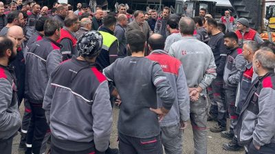 Bursa'nın Orhangazi ilçesinde faaliyet gösteren Sirena Marine yat fabrikasında Sendika