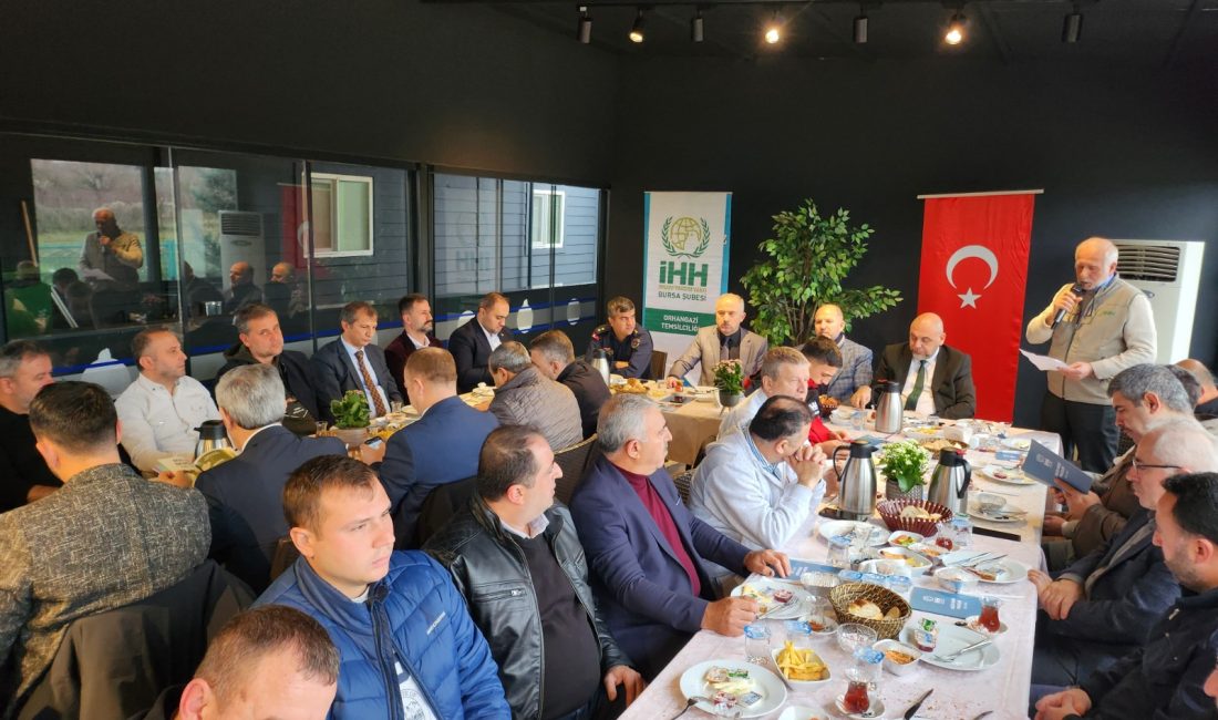 Türkiye'nin en büyük insani yardım kuruluşları arasında bulunan İHH'nın Orhangazi