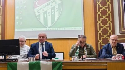  Bursa'nın İnegöl ilçesinde Bursaspor taraftarlar derneğinin olağan genel kurul