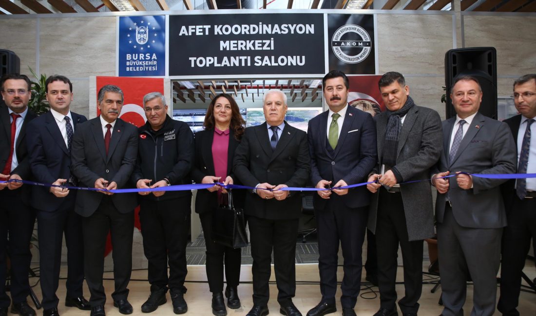  Bursa Büyükşehir Belediyesi, kenti afetlere karşı daha hazırlıklı, güçlü ve