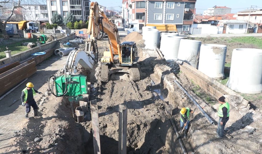 Bursa’nın güçlü bir altyapıya kavuşması için yatırımlarını tüm ilçelerde sürdüren
