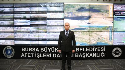 Bursa Büyükşehir Belediyesi Afet İşleri Dairesi Başkanlığı, 17 ilçede bulunan