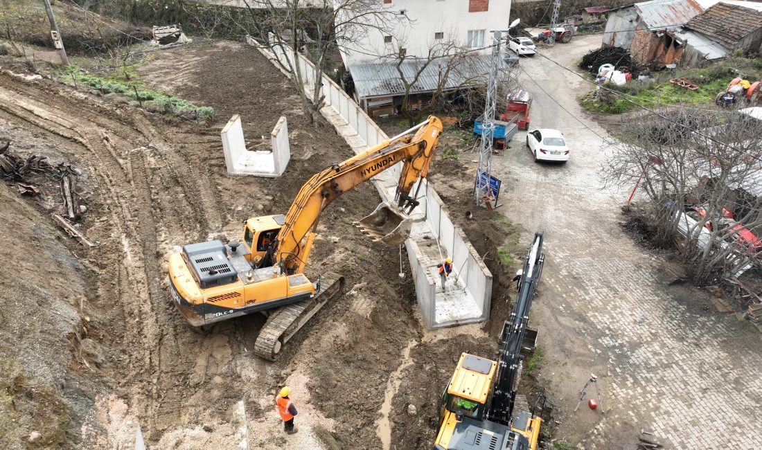 Bursa Büyükşehir Belediyesi, 17 ilçedeki yatırım seferberliği kapsamında Gemlik’in Gençali