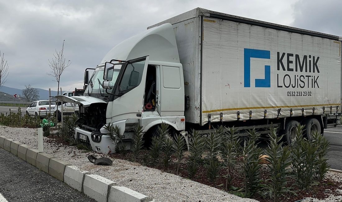 Bursa'nın İznik ilçesinde çevre yolunda meydana gelen olayda, bir kamyonet