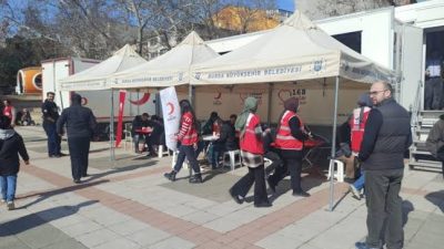Kızılay Bursa Şubesi'nin verilerine göre, Orhangazi'de 2024 yılında çeşitli kan