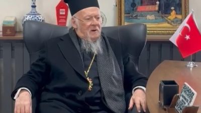Fener Rum Patriği Bartholomeos, Bursa'nın İznik ilçesine önceki gün yaptığı