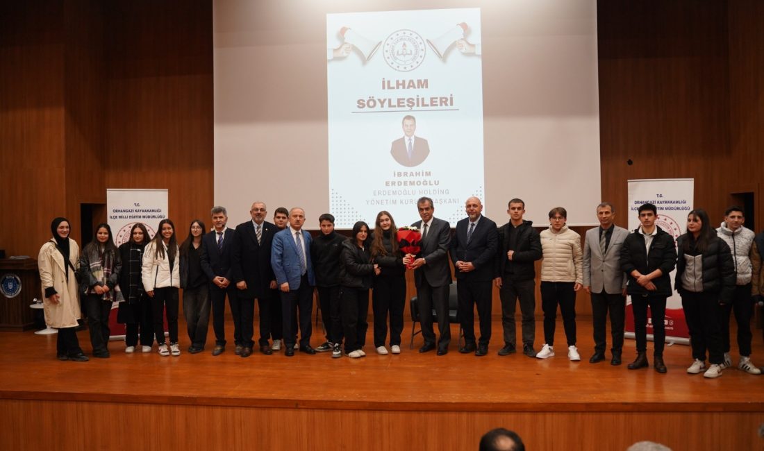 Bursa'nın Orhangazi ilçesinde  Milli Eğitim Müdürlüğü tarafından düzenlenen "İlham Veren