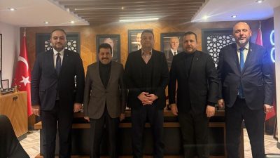 Orhangazi’de Cumhur ittifakı ortakları AK Parti İlçe Başkanı Gökhan Ulusu