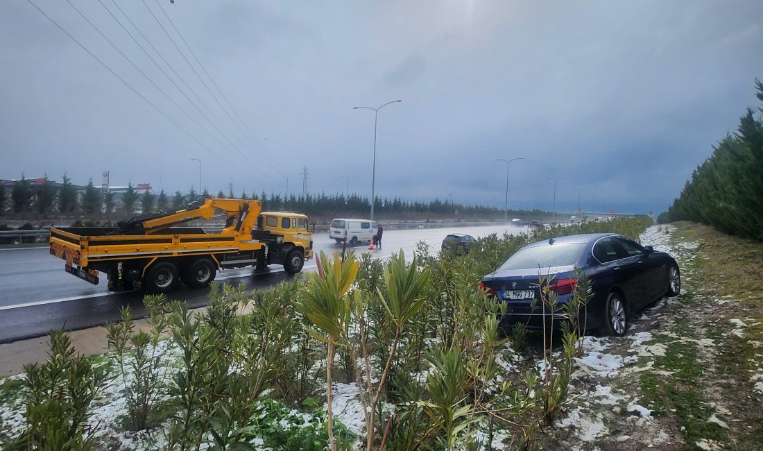 Gebze - Orhangazi - İzmir otoyolu üzerinde meydana gelen trafik