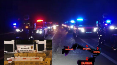 Bursa İl Jandarma Komutanlığı Kaçakçılık ve Organize Suçlarla Mücadele (KOM)