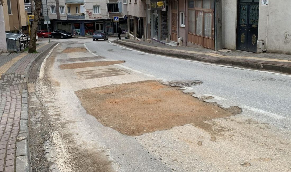 Bursa'nın Orhangazi ilçesinde, kentin en işlek caddelerinden biri olan ve