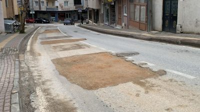 Bursa'nın Orhangazi ilçesinde, kentin en işlek caddelerinden biri olan ve