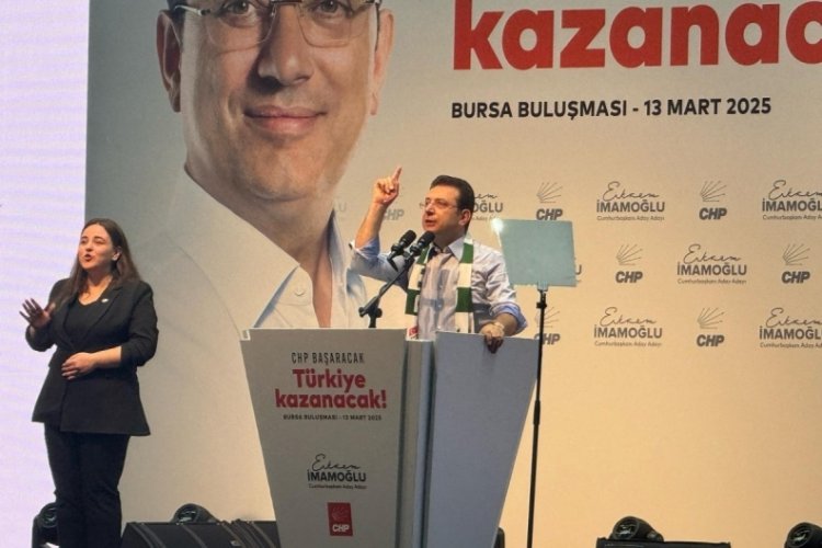 CHP'nin Cumhurbaşkanı aday adayı olan İstanbul Büyükşehir Belediye Başkanı Ekrem