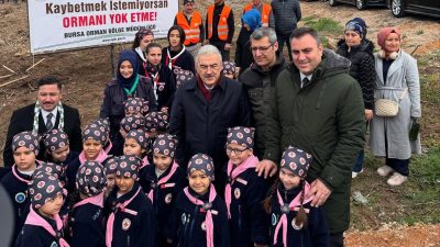 Bursa'nın bir çok noktasında 21 Mart Dünya Ormancılık günü ve