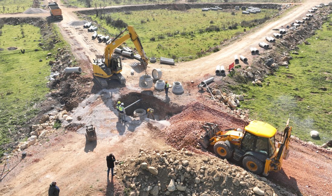 Bursa Büyükşehir Belediyesi BUSKİ Genel Müdürlüğü, yeni açılan imar yollarında