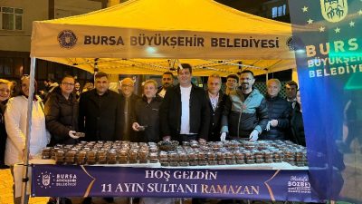 Bursa Büyükşehir Belediyesi'nin  Ramazan ayı boyunca her akşam farkı bir