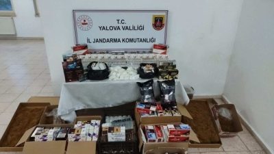 Yalova'da Jandarma Komutanlığı ekipleri, Çınarcık ilçesine bağlı Koru beldesinde bir